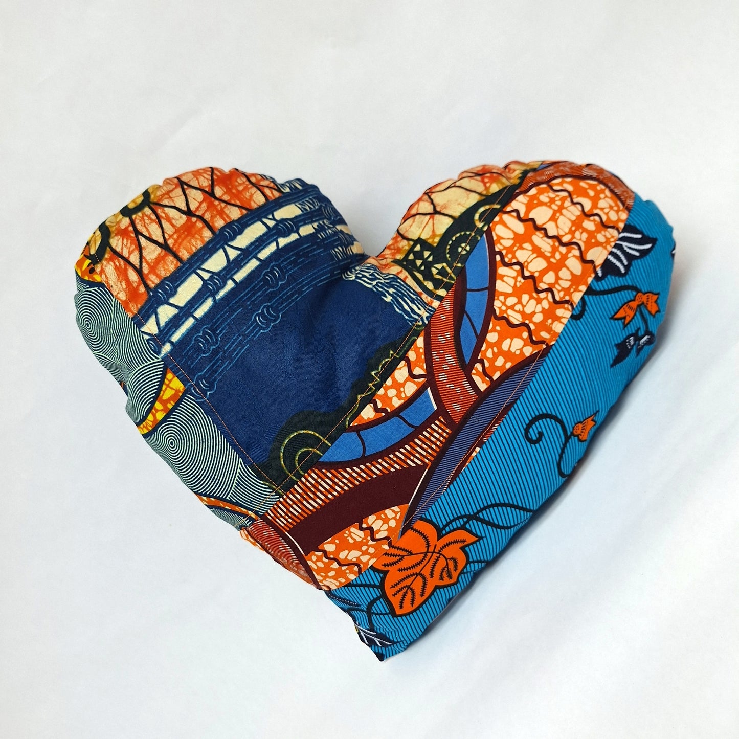 Heart shaped throw cushions